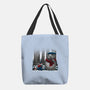 Neighbor In Snow-None-Basic Tote-Bag-rmatix