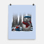 Neighbor In Snow-None-Matte-Poster-rmatix