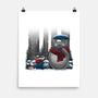 Neighbor In Snow-None-Matte-Poster-rmatix