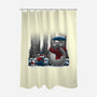 Neighbor In Snow-None-Polyester-Shower Curtain-rmatix