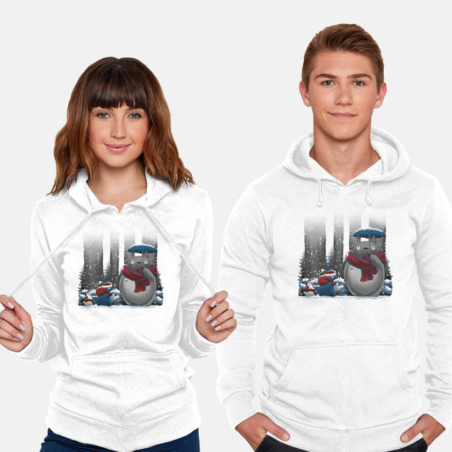 Neighbor In Snow-Unisex-Pullover-Sweatshirt-rmatix