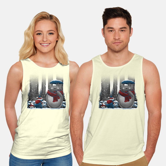 Neighbor In Snow-Unisex-Basic-Tank-rmatix