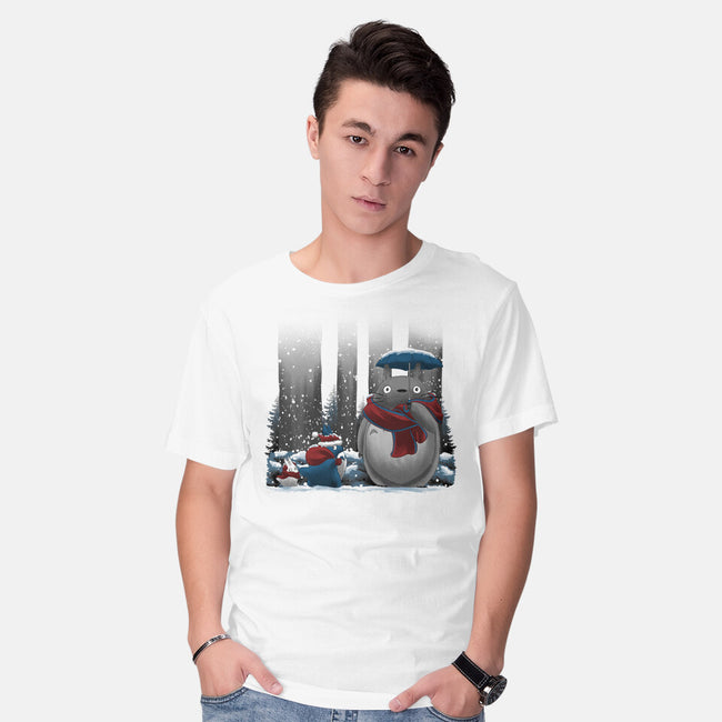 Neighbor In Snow-Mens-Basic-Tee-rmatix