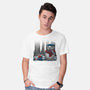 Neighbor In Snow-Mens-Basic-Tee-rmatix