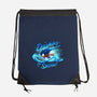 Dashing Through-None-Drawstring-Bag-rmatix