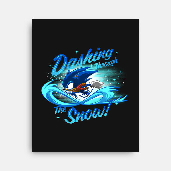 Dashing Through-None-Stretched-Canvas-rmatix