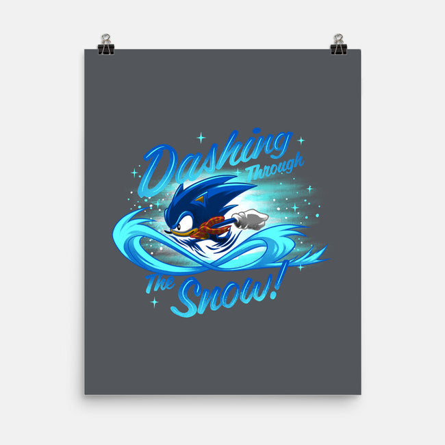 Dashing Through-None-Matte-Poster-rmatix