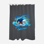 Dashing Through-None-Polyester-Shower Curtain-rmatix