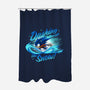 Dashing Through-None-Polyester-Shower Curtain-rmatix