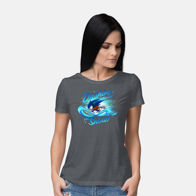 Dashing Through-Womens-Basic-Tee-rmatix