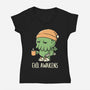 Evil Awakens-Womens-V-Neck-Tee-koalastudio