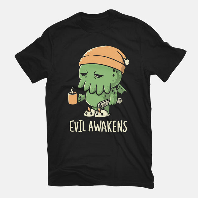 Evil Awakens-Womens-Fitted-Tee-koalastudio