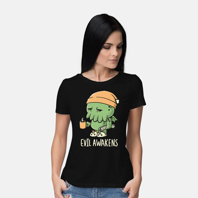 Evil Awakens-Womens-Basic-Tee-koalastudio