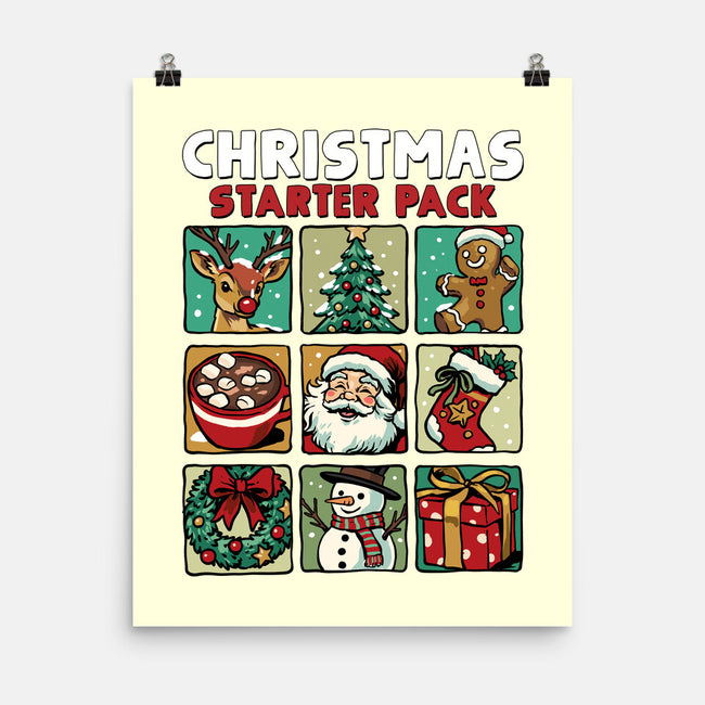 Christmas Starter Pack-None-Matte-Poster-GoshWow