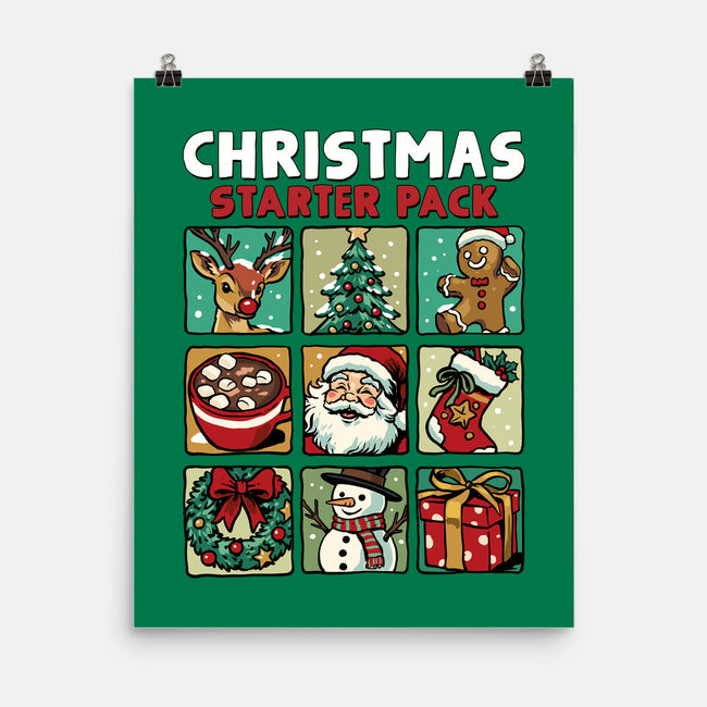 Christmas Starter Pack-None-Matte-Poster-GoshWow