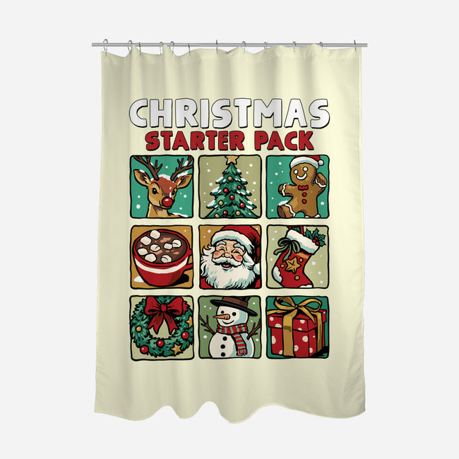 Christmas Starter Pack-None-Polyester-Shower Curtain-GoshWow