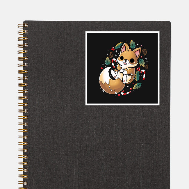 GingerBread Fox-None-Glossy-Sticker-Vallina84