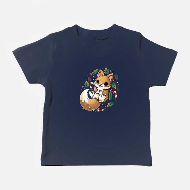 GingerBread Fox-Baby-Basic-Tee-Vallina84