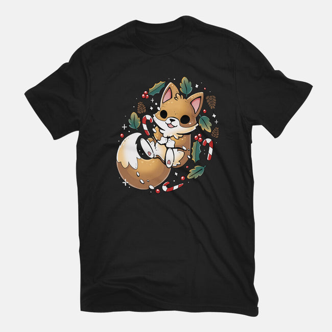 GingerBread Fox-Mens-Heavyweight-Tee-Vallina84