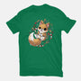 GingerBread Fox-Womens-Fitted-Tee-Vallina84