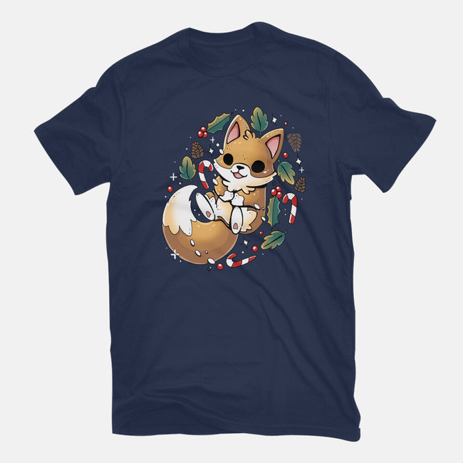 GingerBread Fox-Mens-Heavyweight-Tee-Vallina84