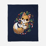 GingerBread Fox-None-Fleece-Blanket-Vallina84
