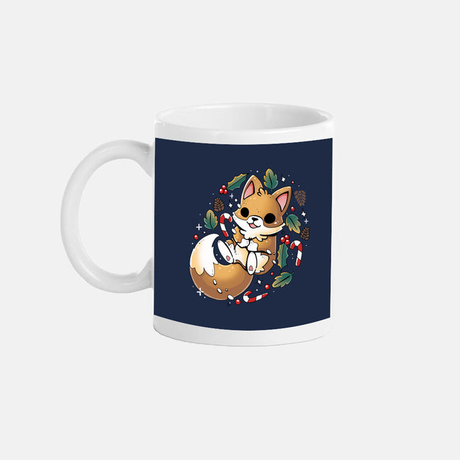 GingerBread Fox-None-Mug-Drinkware-Vallina84