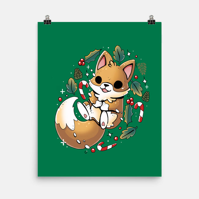 GingerBread Fox-None-Matte-Poster-Vallina84
