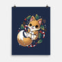 GingerBread Fox-None-Matte-Poster-Vallina84