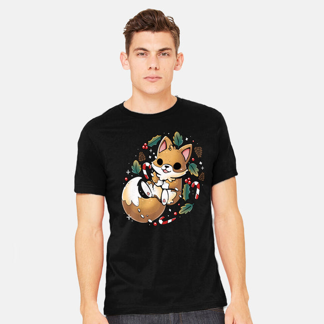 GingerBread Fox-Mens-Heavyweight-Tee-Vallina84