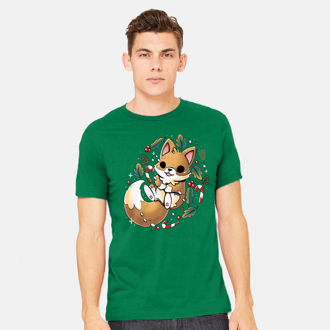GingerBread Fox-Mens-Heavyweight-Tee-Vallina84