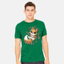 GingerBread Fox-Mens-Heavyweight-Tee-Vallina84