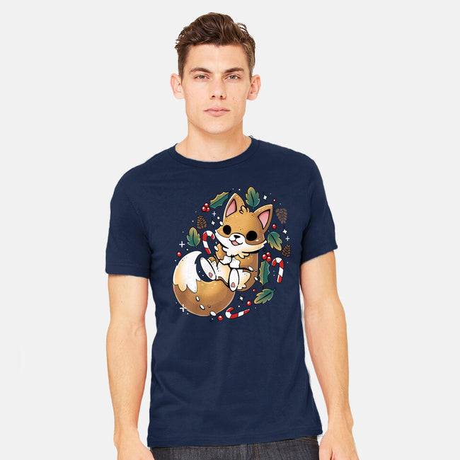 GingerBread Fox-Mens-Heavyweight-Tee-Vallina84