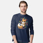 GingerBread Fox-Mens-Long Sleeved-Tee-Vallina84