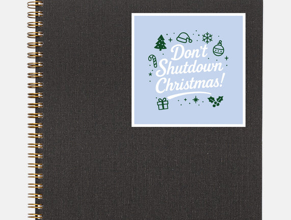 Don't Shutdown Christmas