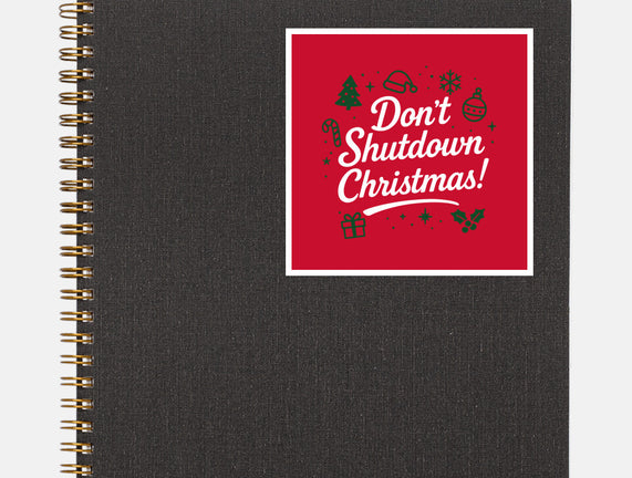 Don't Shutdown Christmas