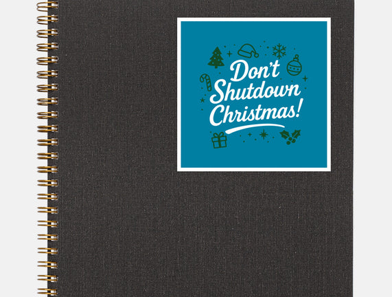 Don't Shutdown Christmas