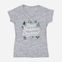 Don't Shutdown Christmas-Womens-V-Neck-Tee-Boggs Nicolas