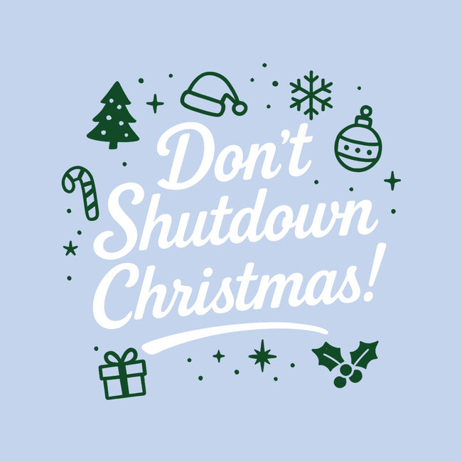 Don't Shutdown Christmas-Womens-Fitted-Tee-Boggs Nicolas