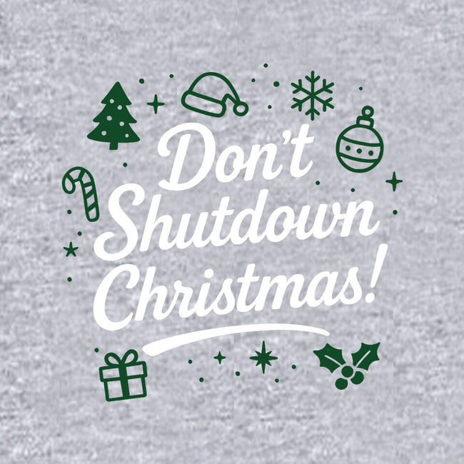 Don't Shutdown Christmas-Womens-Fitted-Tee-Boggs Nicolas
