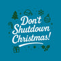 Don't Shutdown Christmas-Womens-Fitted-Tee-Boggs Nicolas
