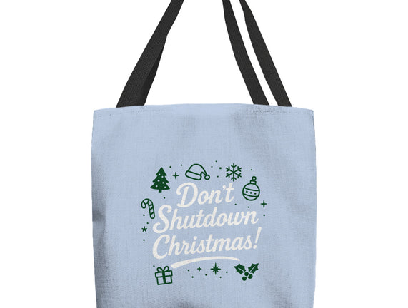 Don't Shutdown Christmas