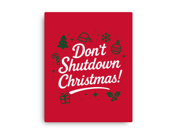 Don't Shutdown Christmas