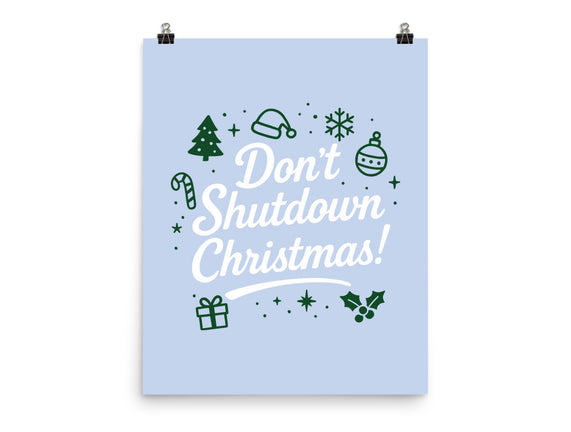 Don't Shutdown Christmas