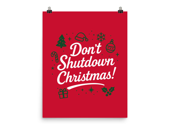 Don't Shutdown Christmas