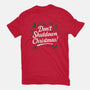 Don't Shutdown Christmas-Unisex-Basic-Tee-Boggs Nicolas
