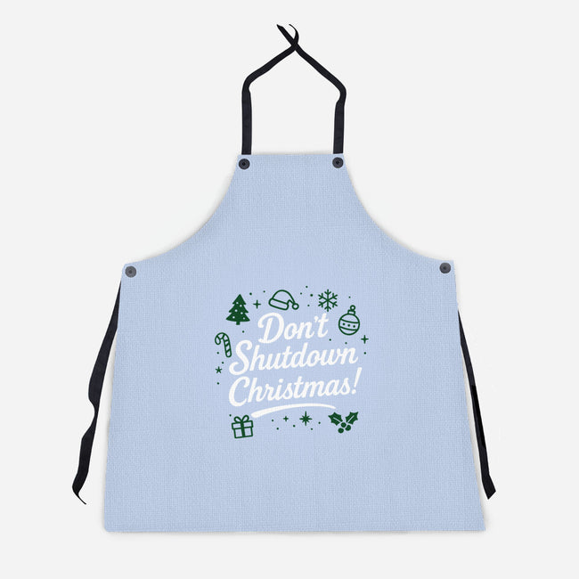 Don't Shutdown Christmas-Unisex-Kitchen-Apron-Boggs Nicolas
