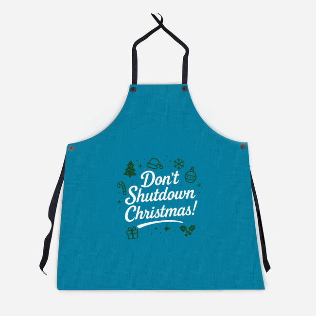 Don't Shutdown Christmas-Unisex-Kitchen-Apron-Boggs Nicolas