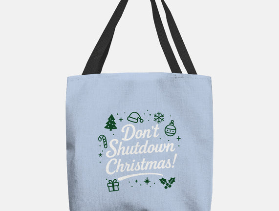 Don't Shutdown Christmas