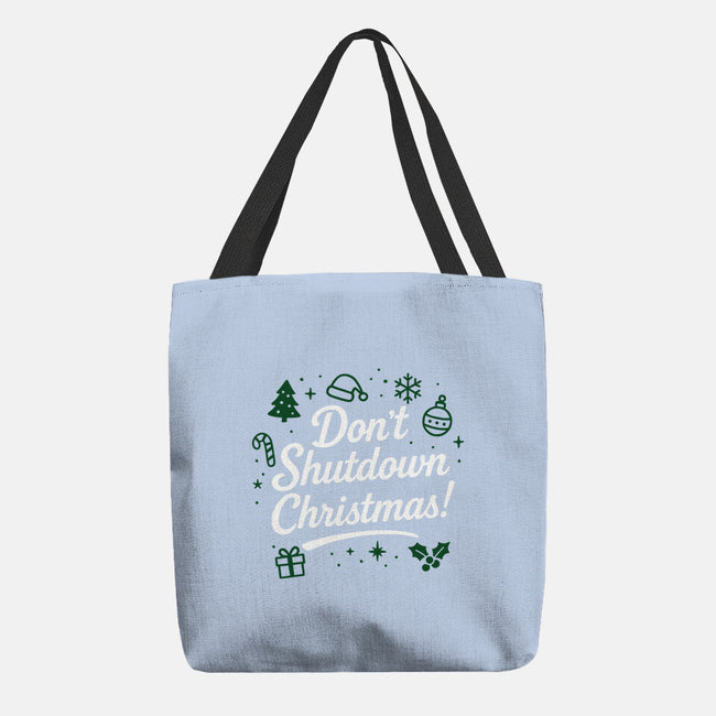 Don't Shutdown Christmas-None-Basic Tote-Bag-Boggs Nicolas